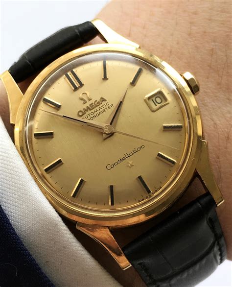 omega constrllation|omega constellation gold.